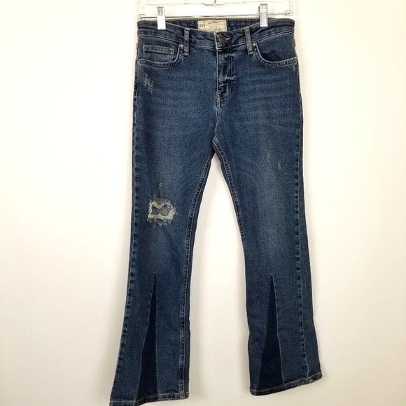 Free People distressed jeans - Picture 1 of 8